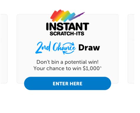 instant scratch its second chance draw|What is the Instant Scratch.